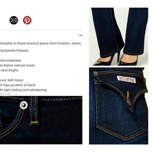 HUDSON JeansBeth Baby Bootcut Jean - Picture 5 of 5